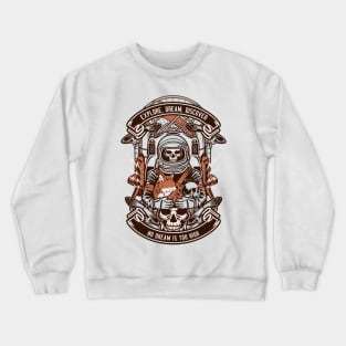 Astronaut Skull Crewneck Sweatshirt